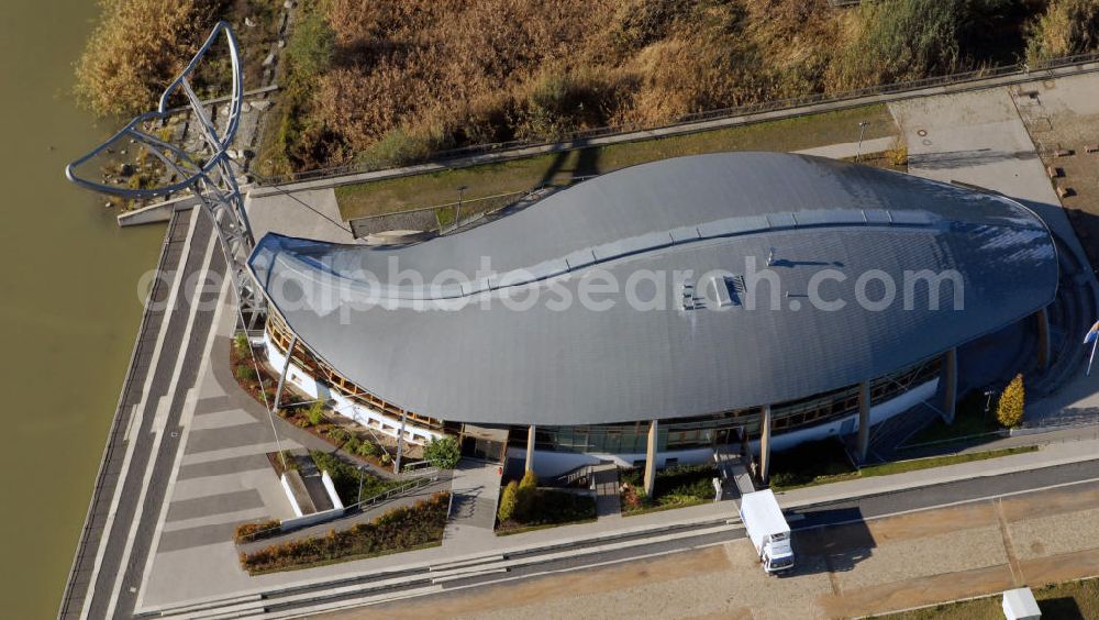 Aerial photograph Hannover - Blick auf den Expowal in Hannover, der nach der Weltausstellung zu einem Event- und Kommunikationszentrum umgebaut wurde. Kontakt: Expowal, Chicago Lane 9 30539 Hannover, Tel. +49(0)511 86659 21, Fax +49(0)511 86659 22, Email: event@expowal.de