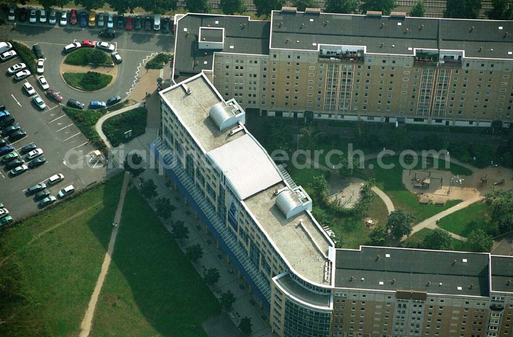 Dresden ( Sachsen ) from above - Der Ferdinandhof liegt zwischen Altmarkt und Hauptbahnhof, mitten in der Innenstadt von Dresden. Im Ferdinandhof sind Büroflächen ab ca. 300 m² bis etwa 850 m² auf einer Ebene realisierbar.HVB Immobilien AG Geschäftsstelle Leipzig; Ludwig-Erhard-Straße 57; 04103 Leipzig; Tel. 0341 998-1000; Fax 0341 998-1235