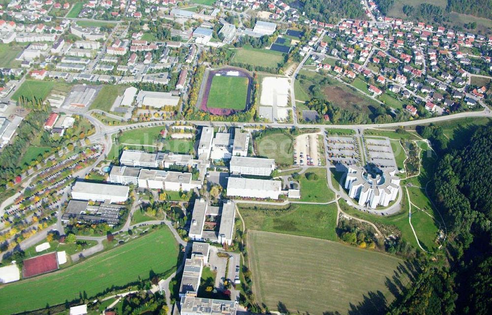 Aerial photograph Regenstauf ( Bayern ) - Fernlehrinstitut in Regenstauf / Bayern Fernlehrinstitut DR.Robert Eckert GmbH; Bayernstraße 20 93128 Regenstauf; Abt.ÖA; Frau Hastreiter; Telefon:09402/502-150