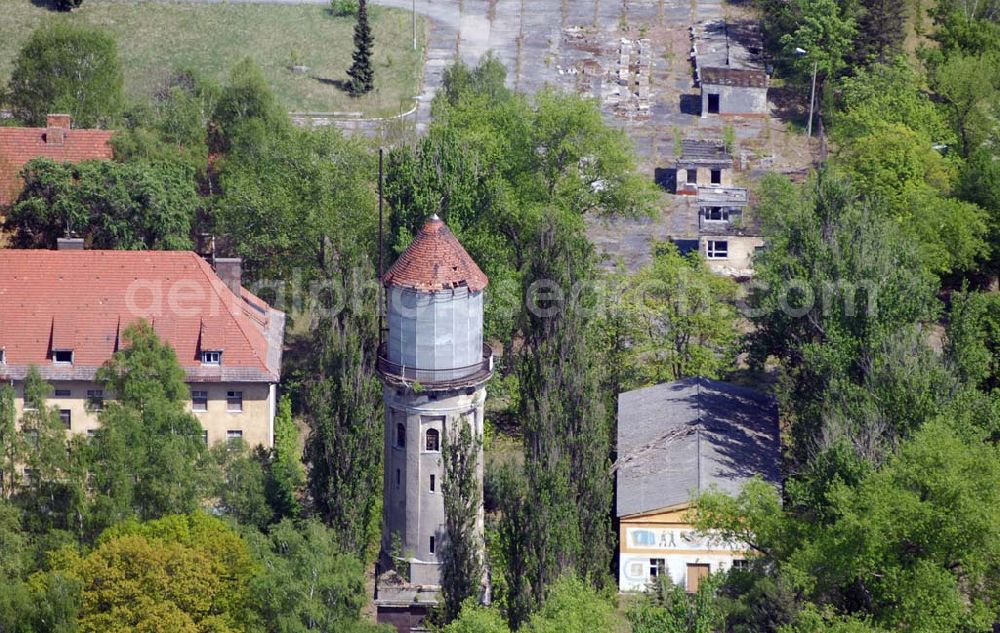 Aerial photograph Wünsdorf - Blick auf das Gelände der Waldstadt Wünsdorf, dem ehemaligen russischen Oberkommando in Wünsdorf (Brandenburg)