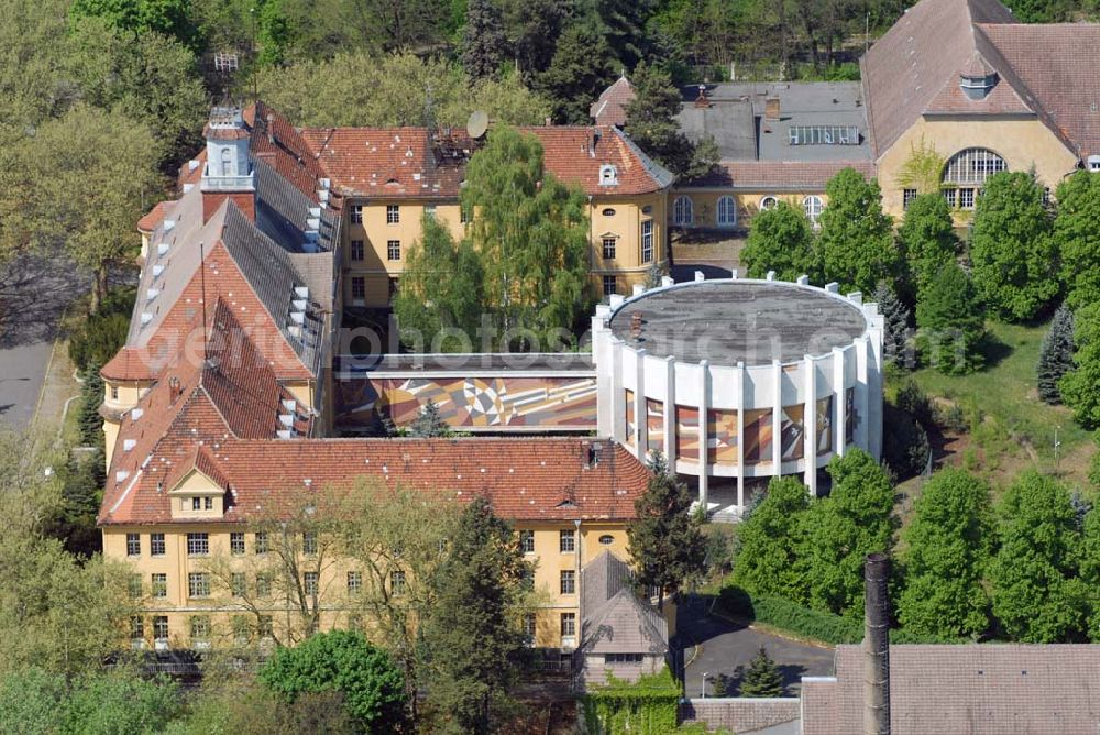 Aerial image Wünsdorf - Blick auf das Gelände der Waldstadt Wünsdorf, dem ehemaligen russischen Oberkommando in Wünsdorf (Brandenburg)