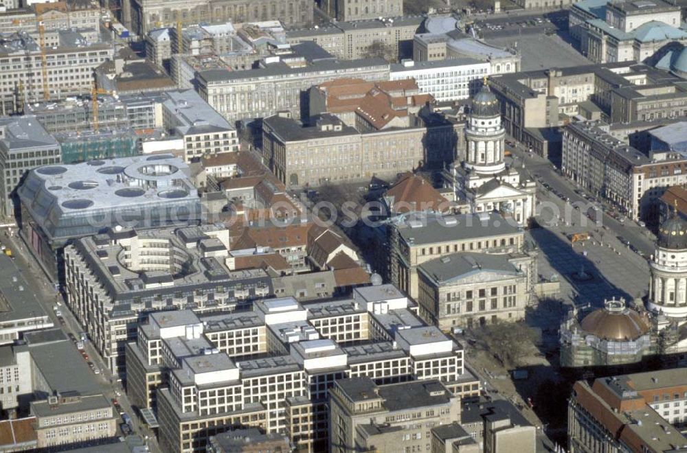 Berlin from above - Blick auf den Gendarmenmarkt in Berlin-Mitte. 1995