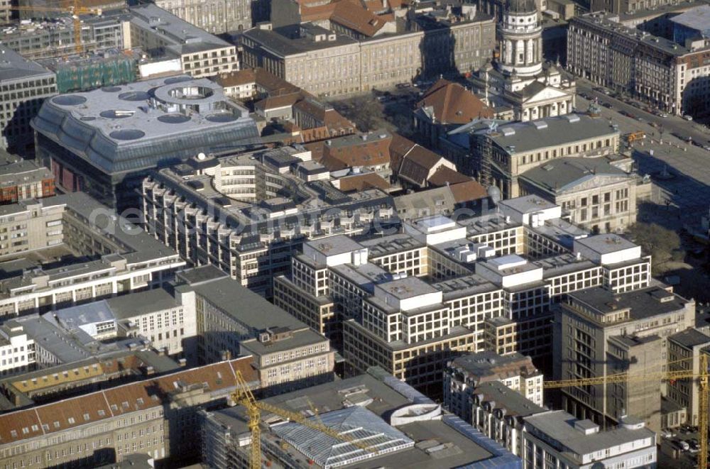 Berlin from the bird's eye view: Blick auf den Gendarmenmarkt in Berlin-Mitte. 1995