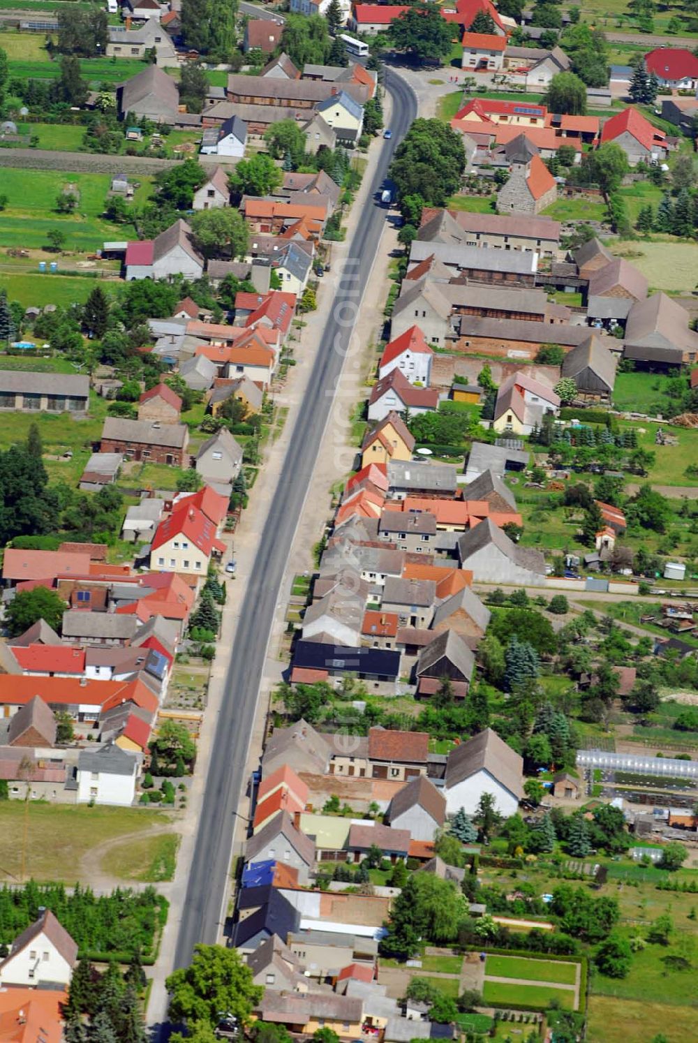 Gömnigk from above - Blick auf Gömnigk; PLZ: 14822;