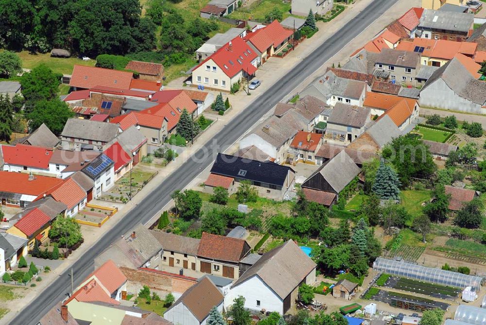 Aerial photograph Gömnigk - Blick auf Gömnigk; PLZ: 14822;