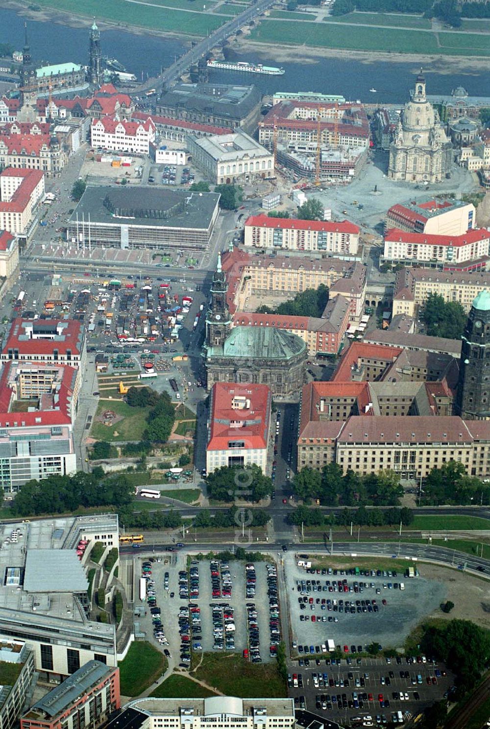 Aerial image Dresden ( Sachsen ) - Blick auf die Innenstadt von Dresden