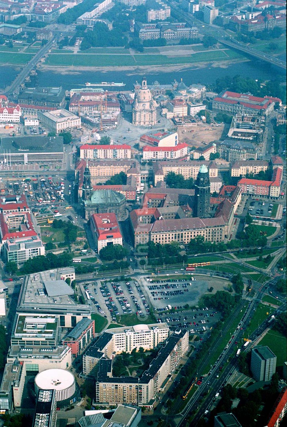 Dresden ( Sachsen ) from above - Blick auf die Innenstadt von Dresden