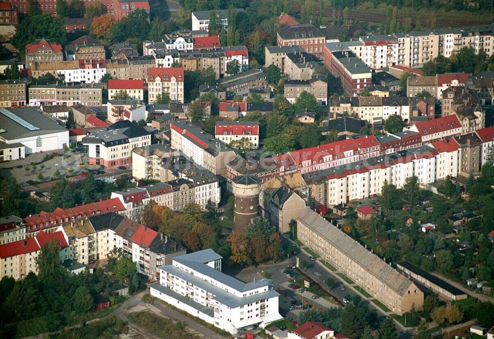 Markranstädt / Sachsen from the bird's eye view: Stadtansicht von Markranstädt Anschrift: Stadtverwaltung Markranstädt: Markt 1; 04420 Markranstädt; Telefon: 034205 / 6122-1 bzw. -3; Telefax: 034205 / 88246; E-Mail: i.schoppa@stadt-markranstaedt.de