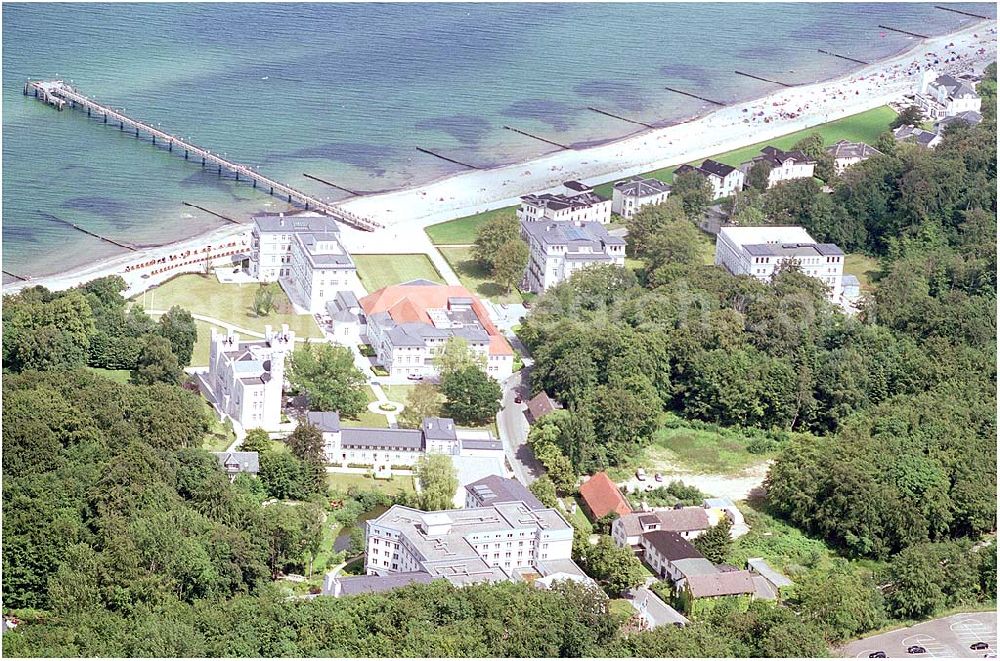 Bad Doberan - Heiligendamm from above - Blick auf das Kempinski Grand Hotel Heiligendamm. Kontakt: Prof.-Dr.-Vogel-Straße 16-18, 18209 Bad Doberan - Heiligendamm, Tel. +49 (0) 38203 740-0, Fax: +49 (0) 38203 740-7474, E-mail: reservations.heiligendamm@kempinski.com