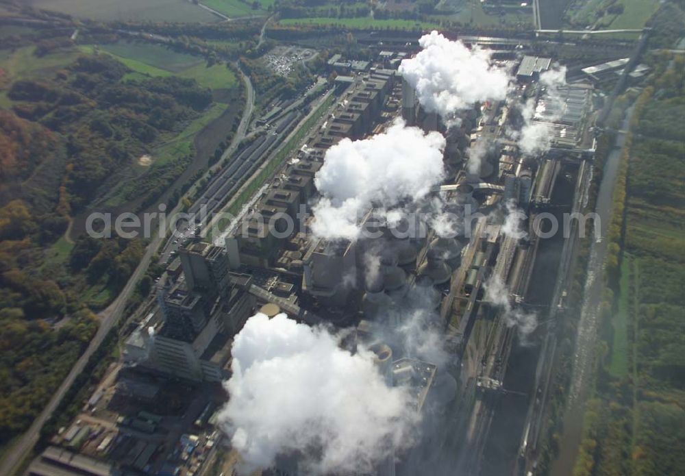 Grevenbroich (NRW) from above - Blick auf das Kraftwerk Grevenbroich der RWE RWE Energy AG; Rheinlanddamm 24; 44139 Dortmund Postadresse 44047 Dortmund; Tel: +49(0)231/438-02; Fax:+49(0)231/438-3182