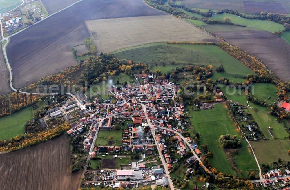 Kromsdorf from the bird's eye view: View of the district Kromsdorf-South in Thuringia