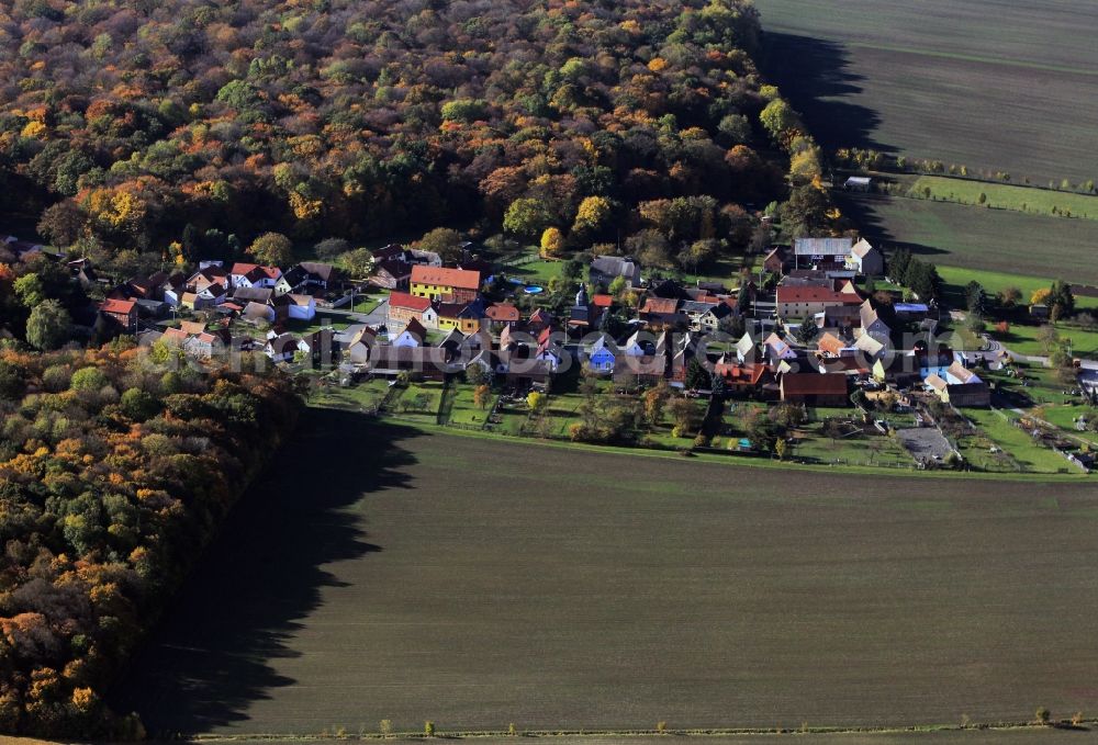 Aerial image Hainichen - View of the town Hainichen in Thuringia