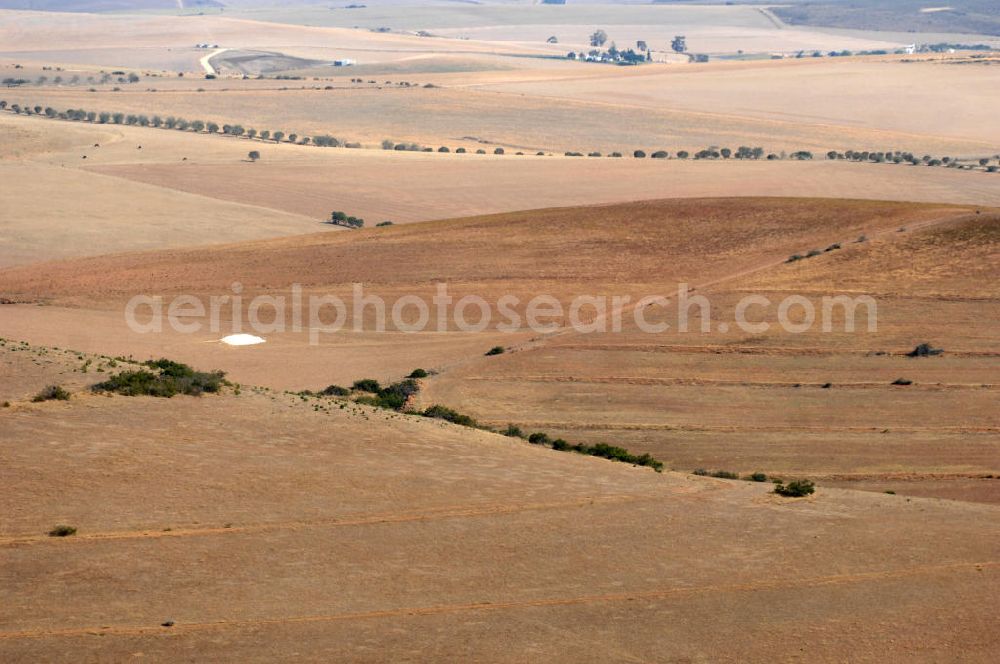 Aerial photograph OVERBERG - The Overberg region in South Africa is predominantly used for the growing of grain