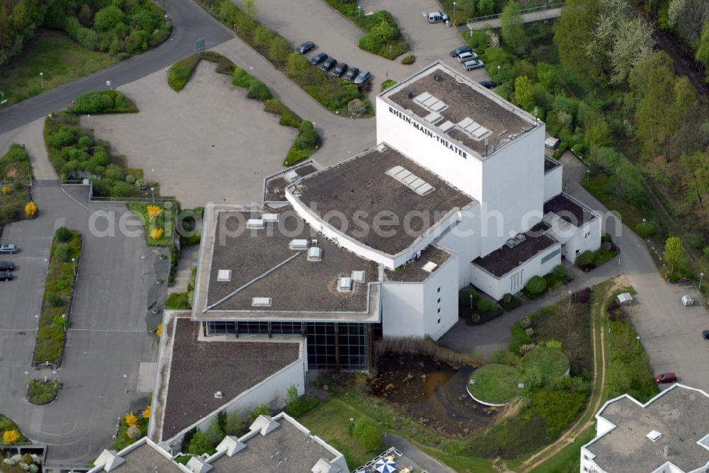 Niederhausen from above - Blick auf das Rhein-Main-Theater in Niederhausen im Taunus, Kontakt: Zum Grauen Stein 2, 65527 Niedernhausen, Telefon: 06127/9040