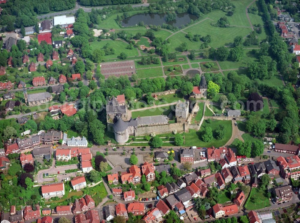 Aerial photograph Bad Bentheim - Schloß Bad Bentheim / NRW.