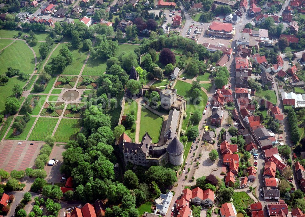 Bad Bentheim from above - Schloß Bad Bentheim / NRW.