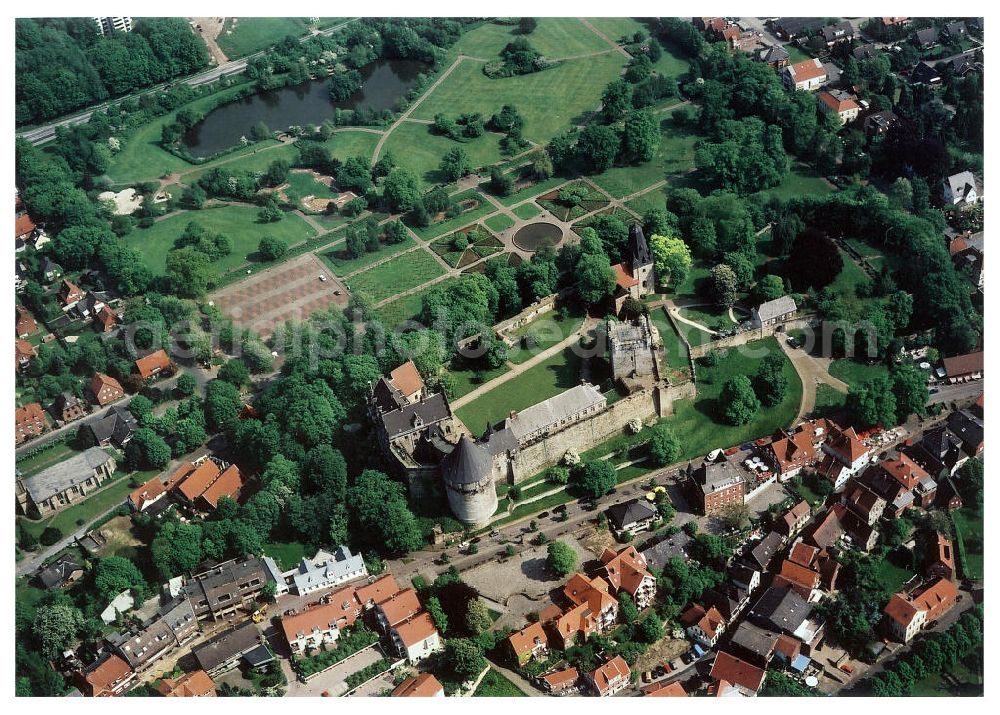 Aerial photograph Bad Bentheim - Schloß Bad Bentheim / NRW.