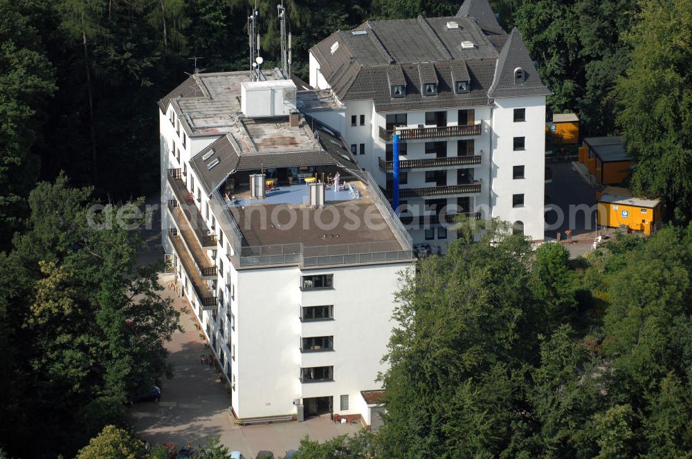 Aerial photograph Lindenfels - Blick auf das Seniorenheim Parkhöhe in Lindenfels. Adresse: Seniorenheim Parkhöhe GmbH, Freiensehnerstr. 9, 64678 Lindenfels, Tel. +49 (0)6255 9605 0