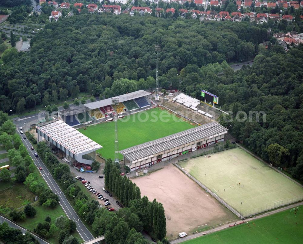 Aerial image Offenbach - Blick auf das Stadion in Offenbach.