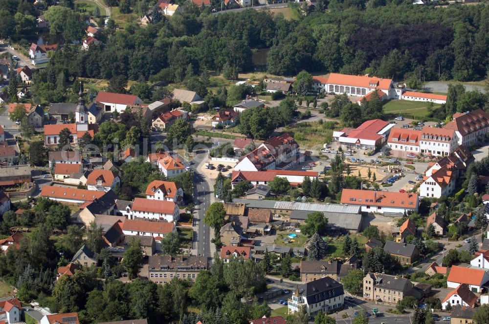 Brandis from the bird's eye view: Blick auf die Stadt Brandis. Sie erstreckt sich im Osten der Leipziger Tieflandsbucht. Die Stadt Brandis wurde erstmals 1121 urkundlich erwähnt. Kontakt: Stadt Brandis, Markt 1 - 3, 04821 Brandis, Tel. +49 (0)34292 6 55 0, Fax +49 (0)34292 655 28, EMail verwaltung@stadt-brandis.de