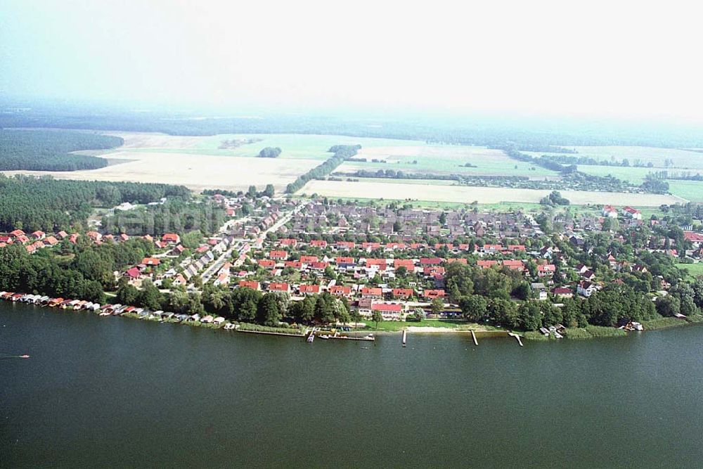 Mirow / Mecklenburg Vorpommern from the bird's eye view: 