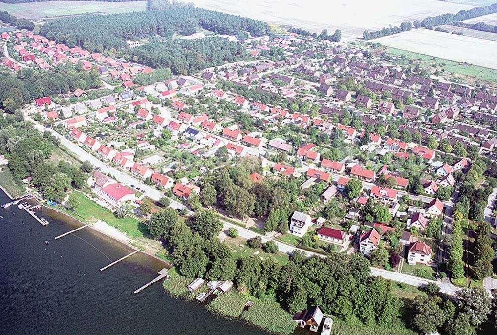 Aerial image Mirow / Mecklenburg Vorpommern - 