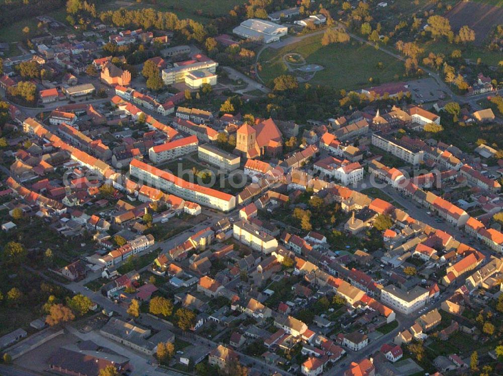 Preetz from the bird's eye view: 18.10.2005 Preetz; Preetz ist eine Gemeinde nordwestlich von Stralsund. Die Gemeinde wird vom Amt Altenpleen mit Sitz in der Gemeinde Altenpleen verwaltet.