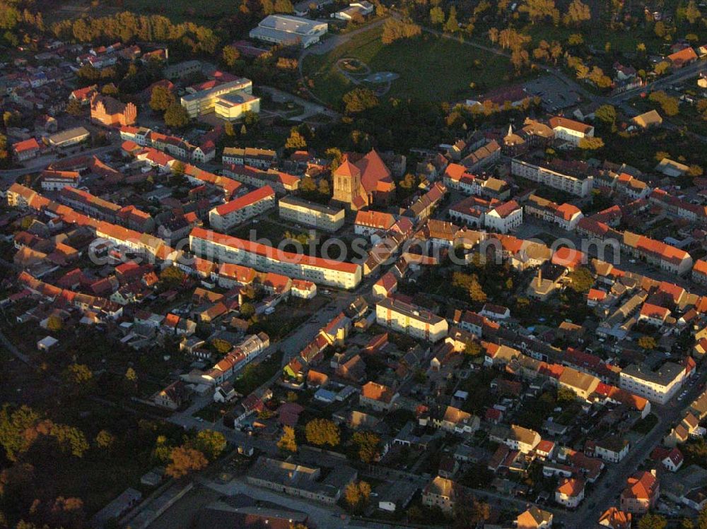 Aerial image Preetz - 18.10.2005 Preetz; Preetz ist eine Gemeinde nordwestlich von Stralsund. Die Gemeinde wird vom Amt Altenpleen mit Sitz in der Gemeinde Altenpleen verwaltet.