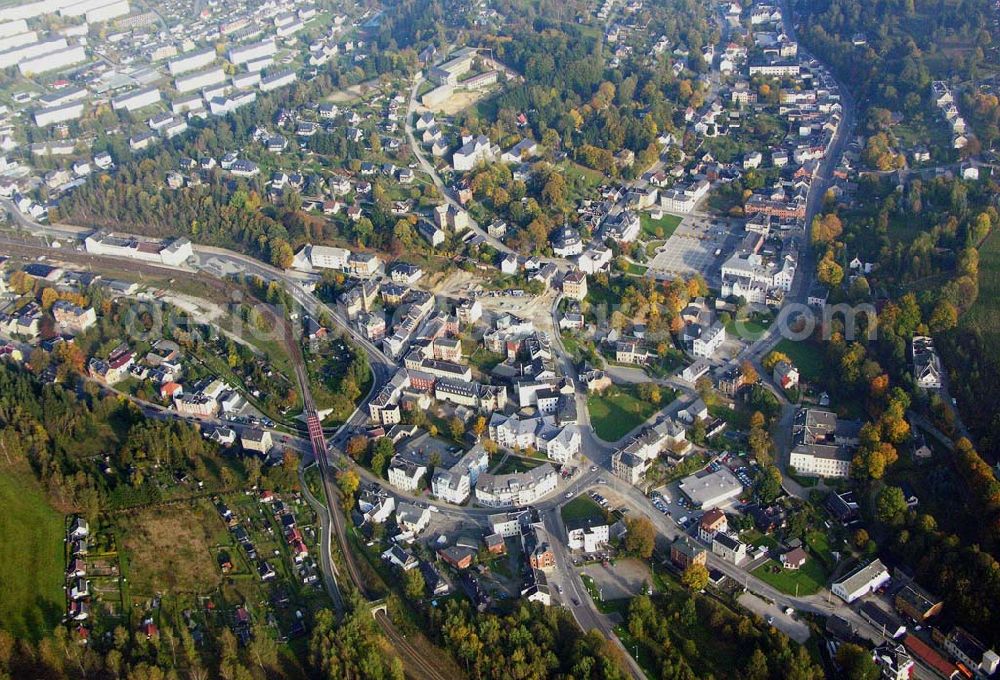 Aerial image Klingenthal ( Sachsen ) - Blick auf das Wohnneubaugebiet im Westen von Klingenthal