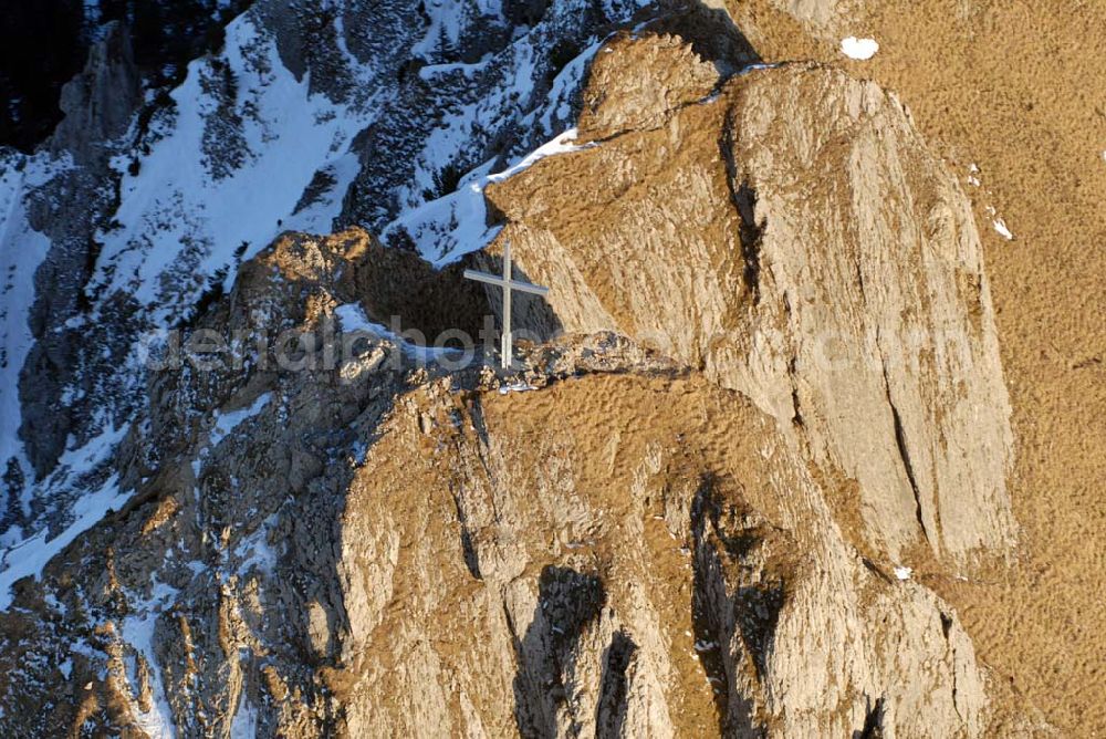 Schwangau from the bird's eye view: Blick auf den Tegelberg in den Bayerischen Alpen.Schwangau ist das Dorf der Königsschlösser, Heilklimatischer Kurortim Landkreis Ostallgäu, Regierungsbezirk Schwaben, Bundesland Bayern, am südlichen Ende der Romantischen Straße.