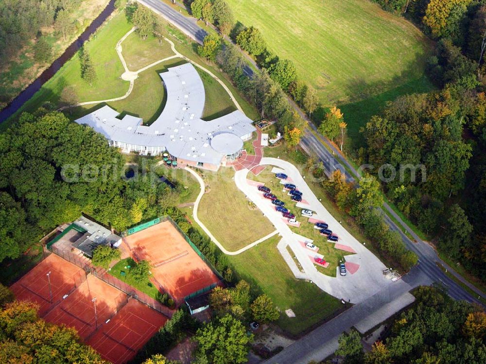 Aerial photograph Wusterhausen - 18.10.2005 Wusterhausen; Tennisclub Wusterhausen e.V.