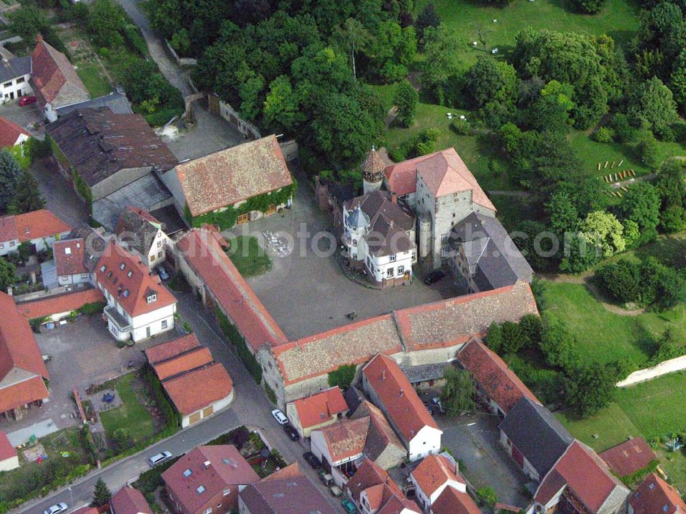 Wachenheim / Rheinland-Pfalz from the bird's eye view: Blick auf Wachenheim mit Gutshof Wachenheim