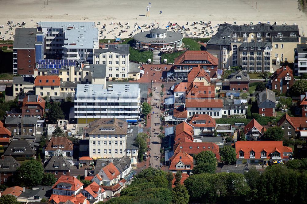 Wangerooge from above - Wangerooge is one of the East Frisian Islands. It is also a municipality in the district of Friesland in Lower Saxony in Germany