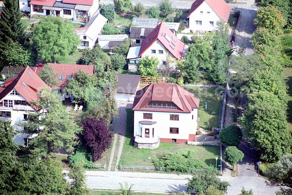 Aerial image Mirow / Mecklenburg Vorpommern - Blick auf ein Wohngebiet in Mirow / Mecklenburg Vorpommern 16.09.03