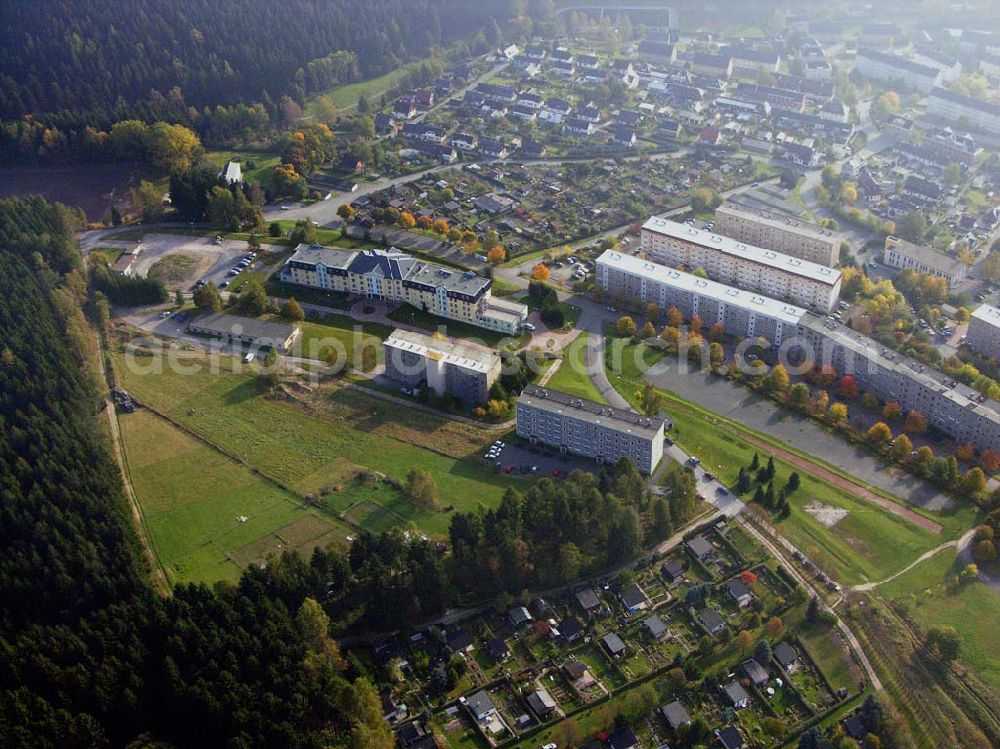 Klingenthal ( Sachsen ) from above - Blick auf das Wohnneubaugebiet im Westen von Klingenthal