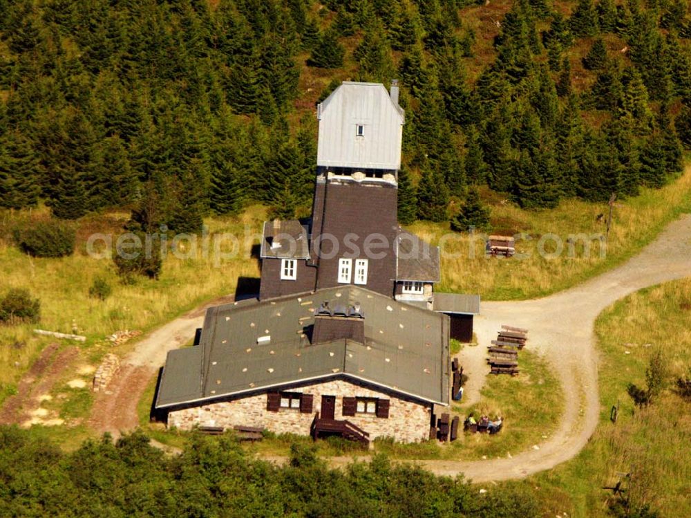 Aerial image Osterode - 29.08.2005 Osterode, Ausflugsstätte im Wald ... östlich von Osterode