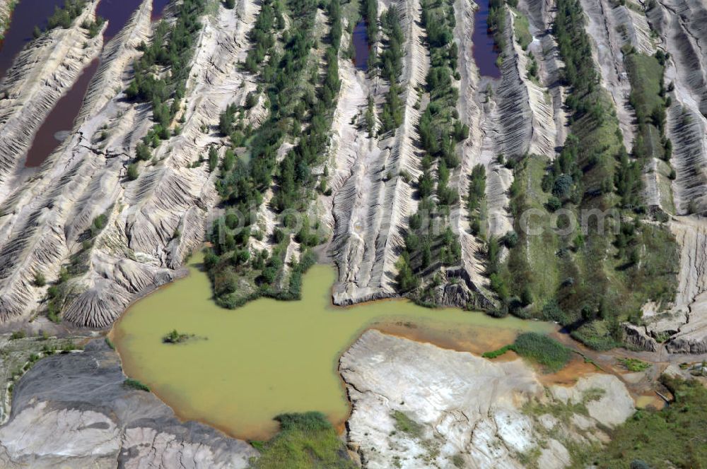 Aerial image Zwenkau - Blick auf den zukünpftigen Zwenkauer See. Der Zwenkauer See war der Braunkohletagebau Zwenkau in Sachsen südlich von Leipzig.