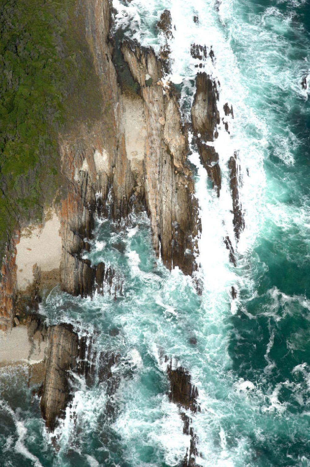 Blue Horizon Bay from the bird's eye view: Blick auf den Strandbereich Blue Horizon Bay am Indischen Ozean. Blue Horizon Bay beach area on the Indian Ocean.