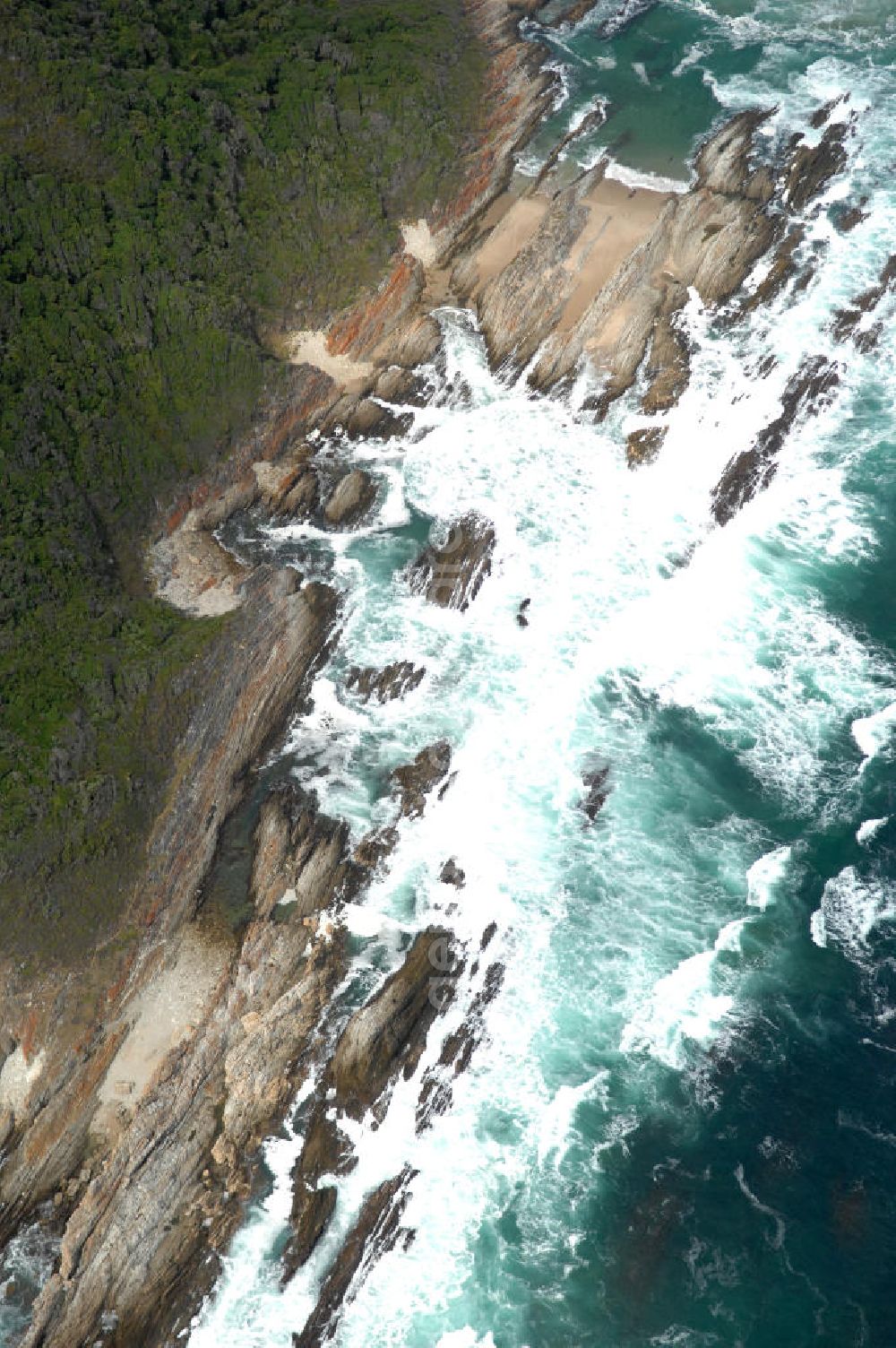 Aerial image Blue Horizon Bay - Blick auf den Strandbereich Blue Horizon Bay am Indischen Ozean. Blue Horizon Bay beach area on the Indian Ocean.