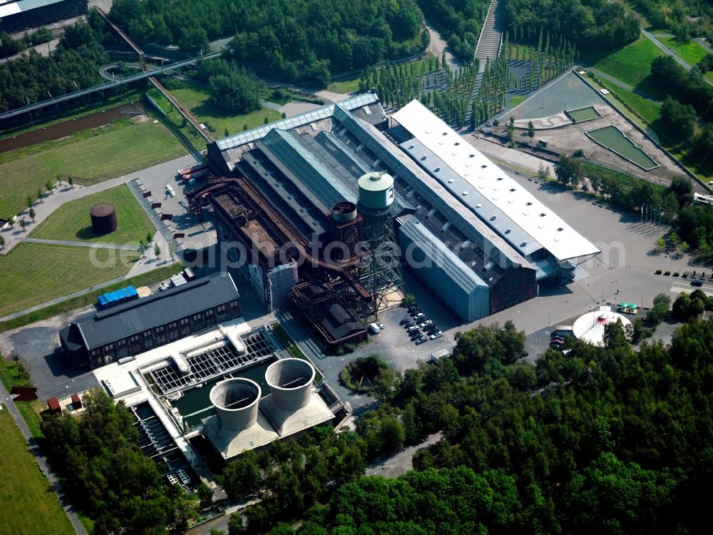 Aerial image Bochum - The Centenary Hall in Bochum in North Rhine-Westphalia