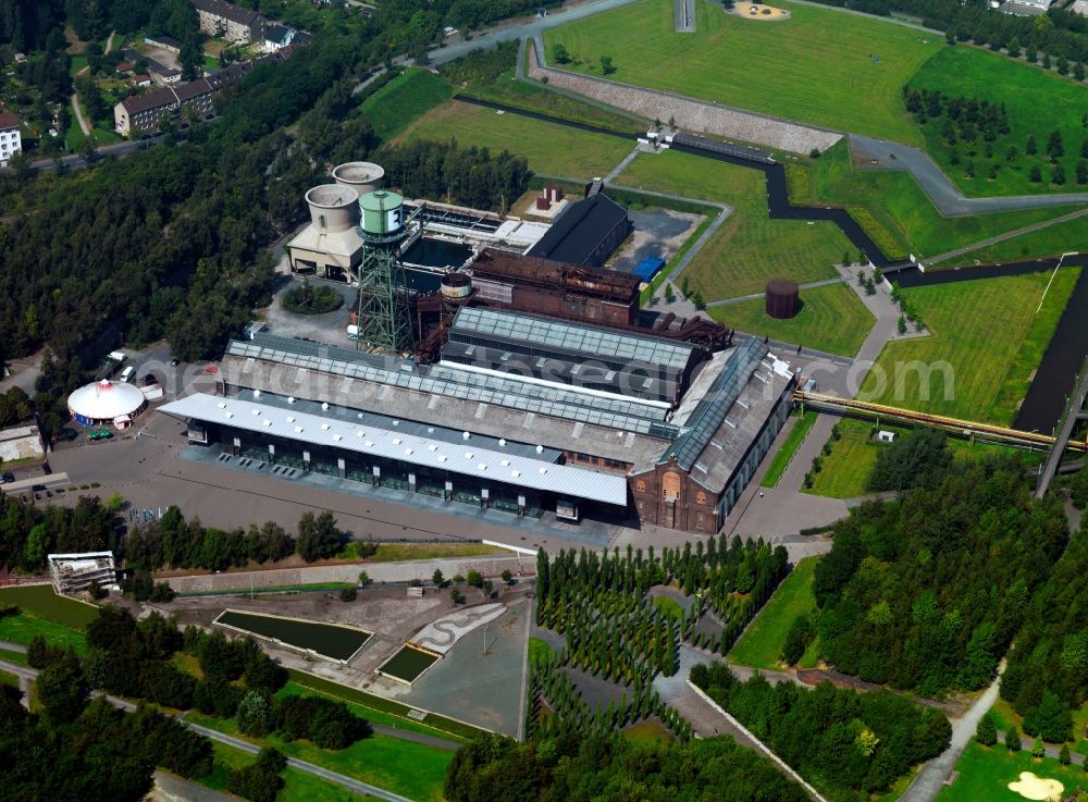 Aerial photograph Bochum - The Centenary Hall in Bochum in North Rhine-Westphalia