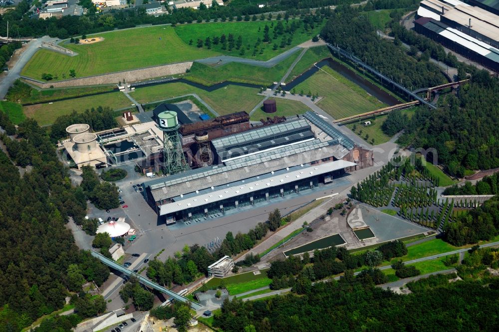 Bochum from above - The Centenary Hall in Bochum in North Rhine-Westphalia