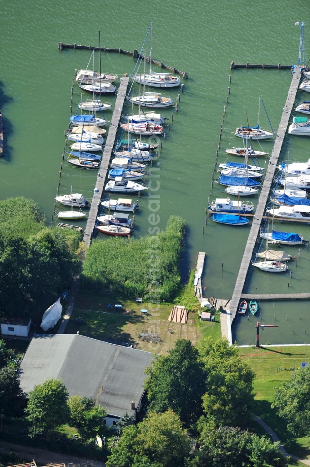 Aerial photograph Dienstdorf-Radlow - View of the Hotel am See at Scharmützelsee in Diensdorf-Radlow in Brandenburg