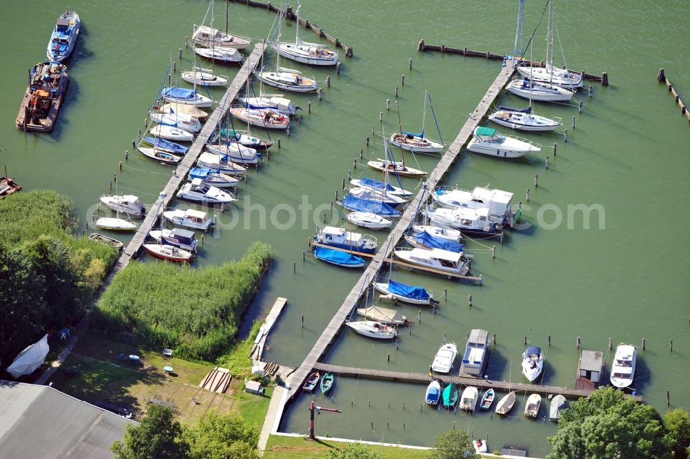 Dienstdorf-Radlow from above - View of the Hotel am See at Scharmützelsee in Diensdorf-Radlow in Brandenburg