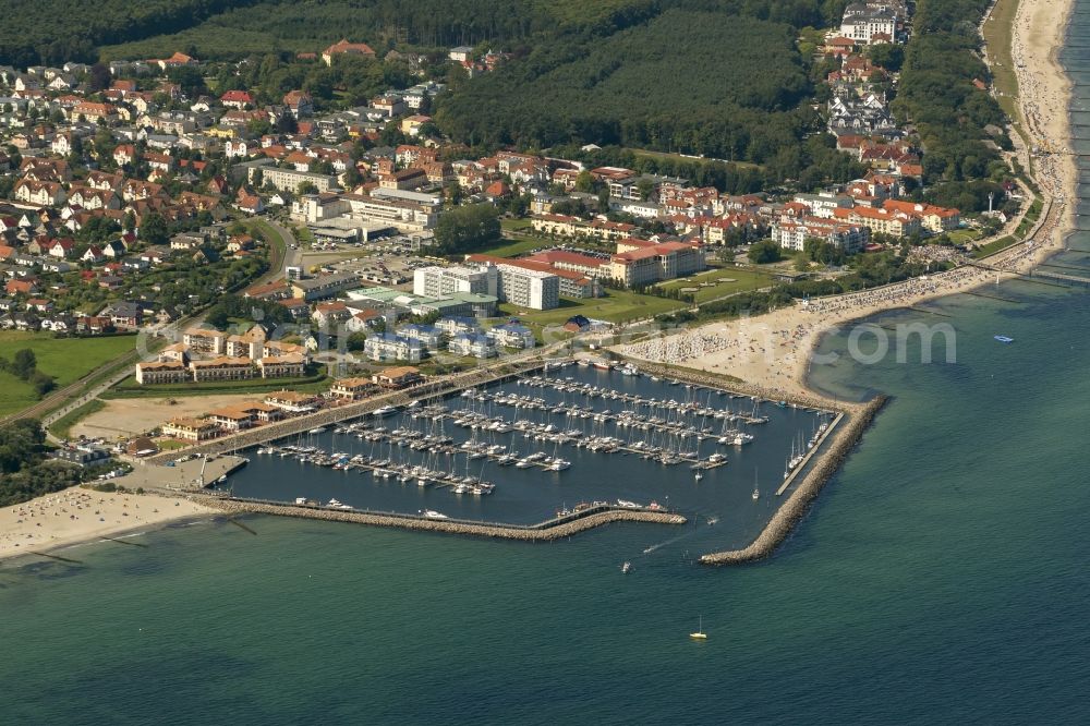 Kühlungsborn from the bird's eye view: Marina Kühlungsborn in Mecklenburg - Western Pomerania