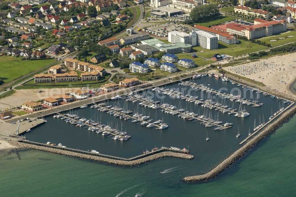 Aerial image Kühlungsborn - Marina Kühlungsborn in Mecklenburg - Western Pomerania