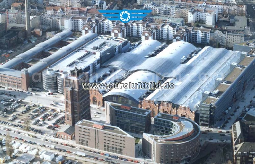 Aerial image Berlin - Reinickendorf - Borsighallen in Berlin - Reinickendorf am Borsigturm.