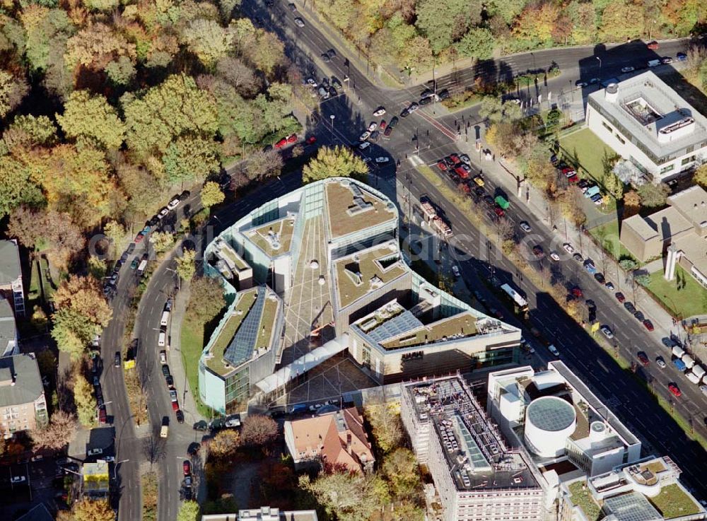 Berlin - Tiergarten from above - Botschaften der Nordischen Länder am Tiergartendreieck in Berlin - Tiergarten.