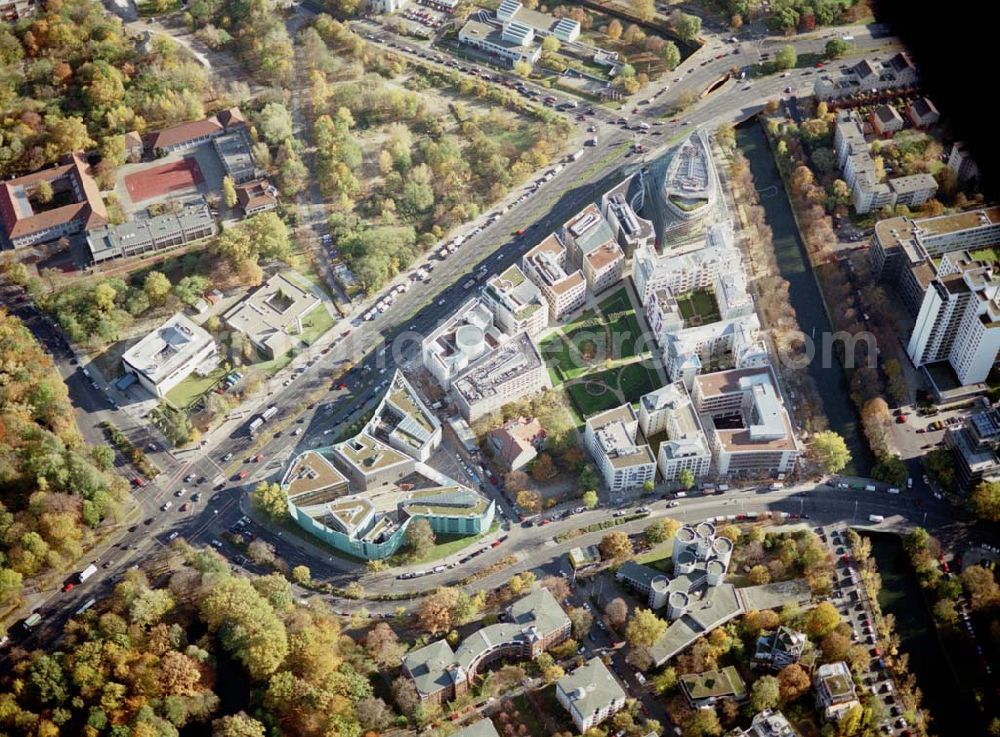 Aerial image Berlin - Tiergarten - Botschaften der Nordischen Länder am Tiergartendreieck in Berlin - Tiergarten.