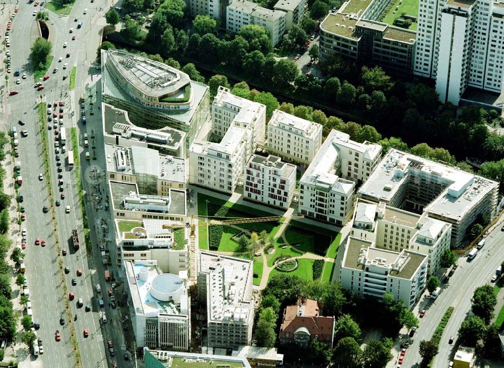 Aerial image Berlin - Tiergarten - Botschaftsviertel der Nordischen Länder am Tiergartendreieck der Firma Groth + Graalfs in Berlin - Tiergarten.